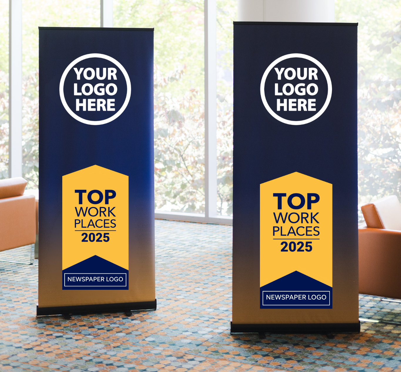 Top Workplaces 2025 Premium Retractable Banner