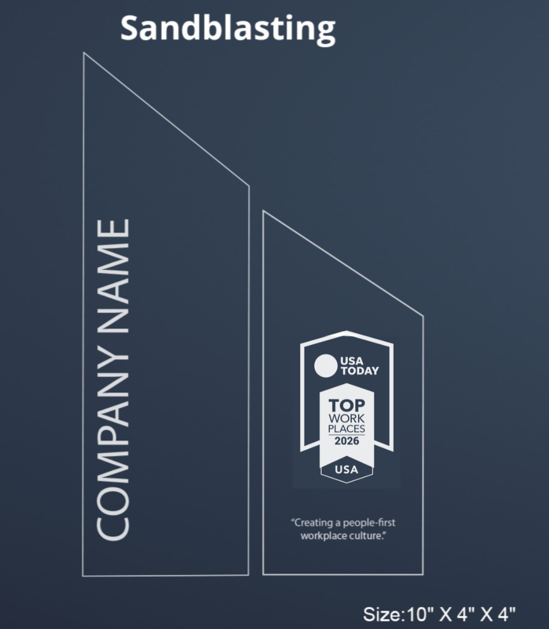 USA TODAY Top Workplaces 2026 Official Award