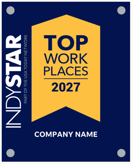 Top Workplaces 2027 Acrylic Wall Sign - Extra Large (12" x 18")