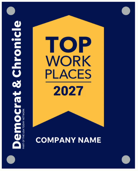 Top Workplaces 2027 Acrylic Wall Sign - Extra Large (12" x 18")