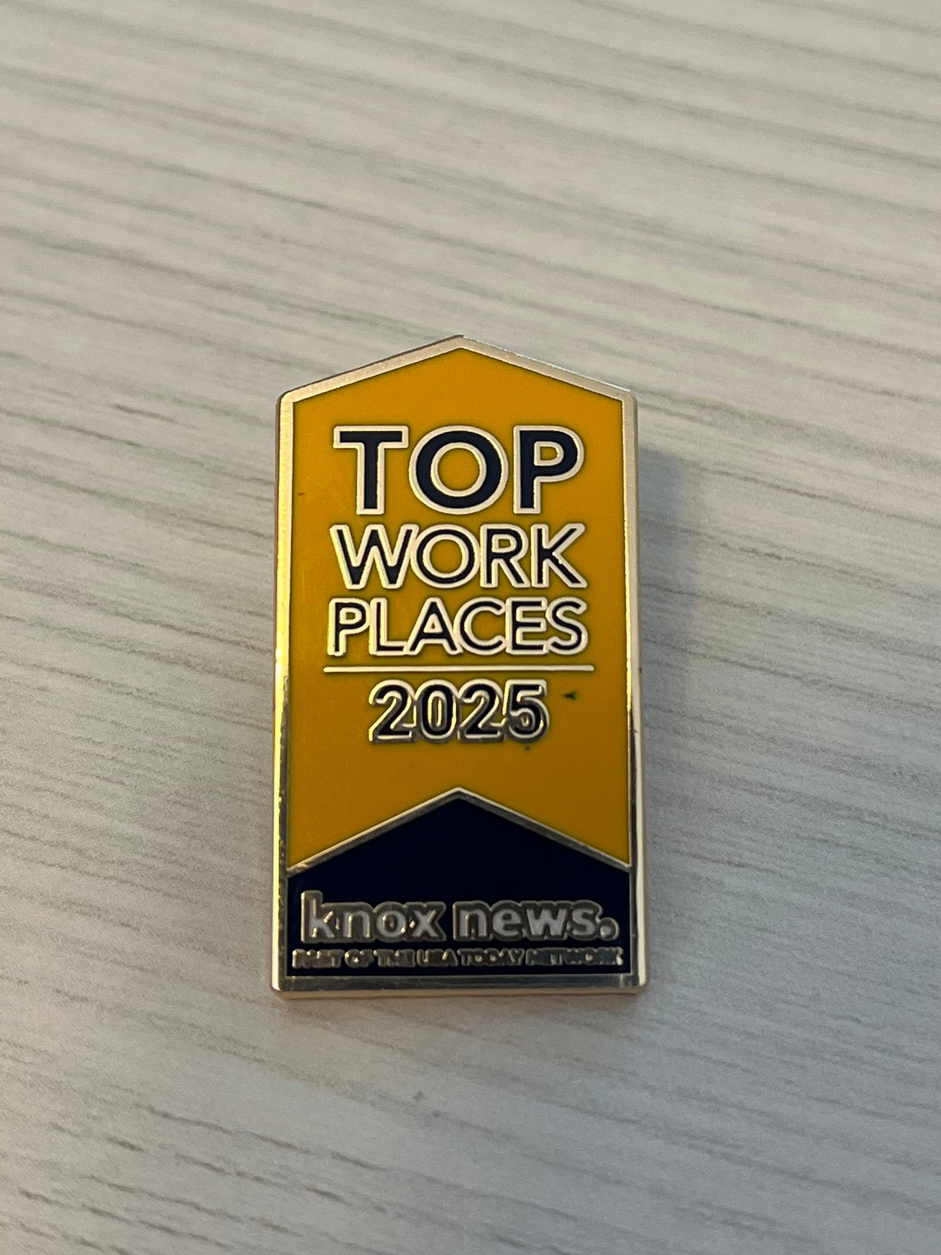 Top Workplaces 2025 Cloisonné Lapel Pin - 100 Pack