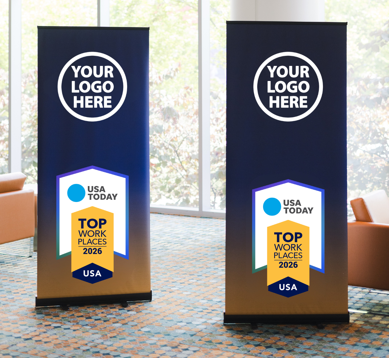 USA 2026 Premium Retractable Banner