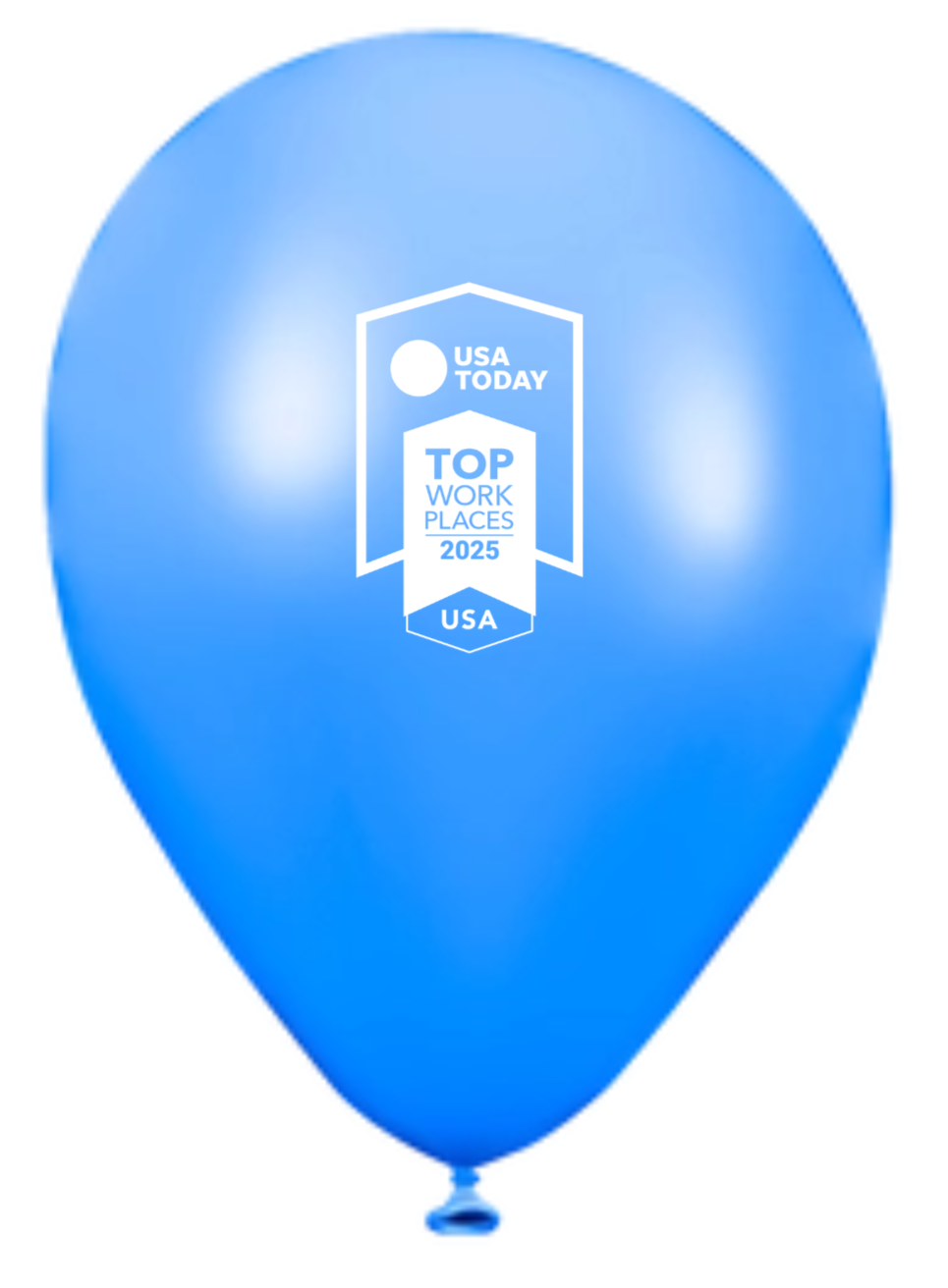 USA TODAY Top Workplaces 2025 11" Latex Balloons - Blue