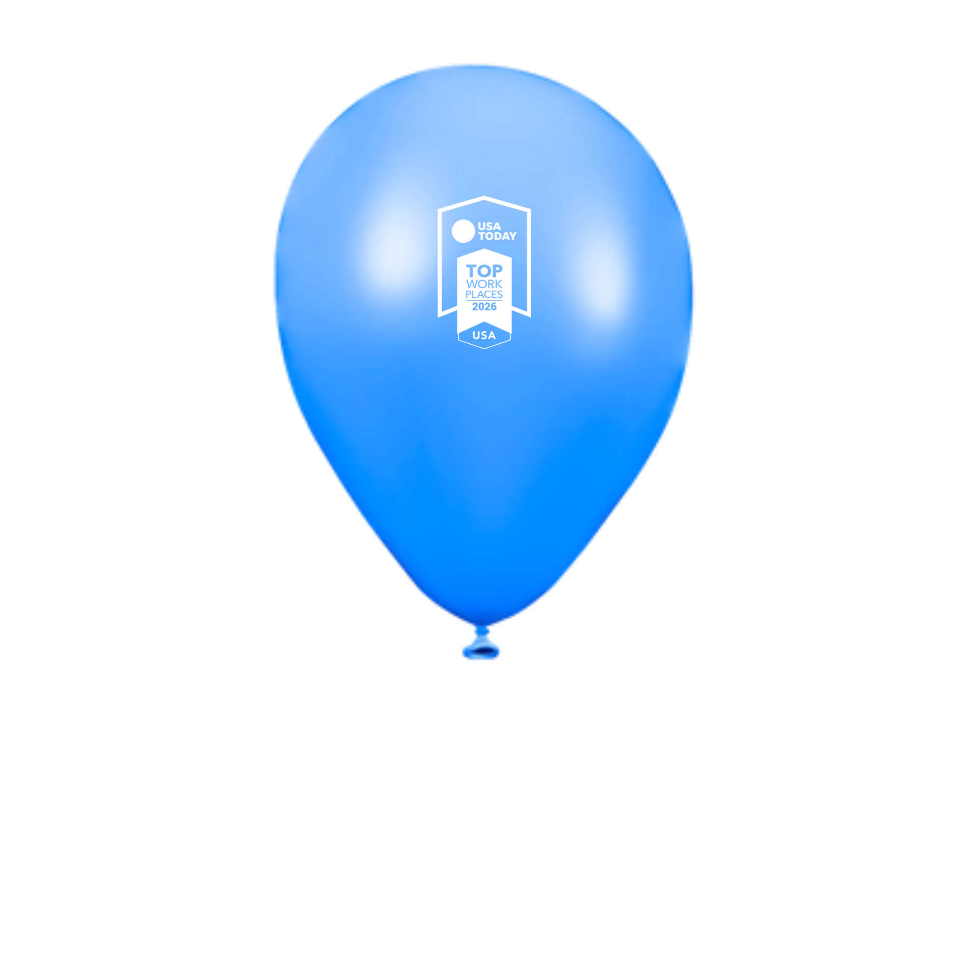 USA TODAY Top Workplaces 2026 11" Latex Balloons - Blue
