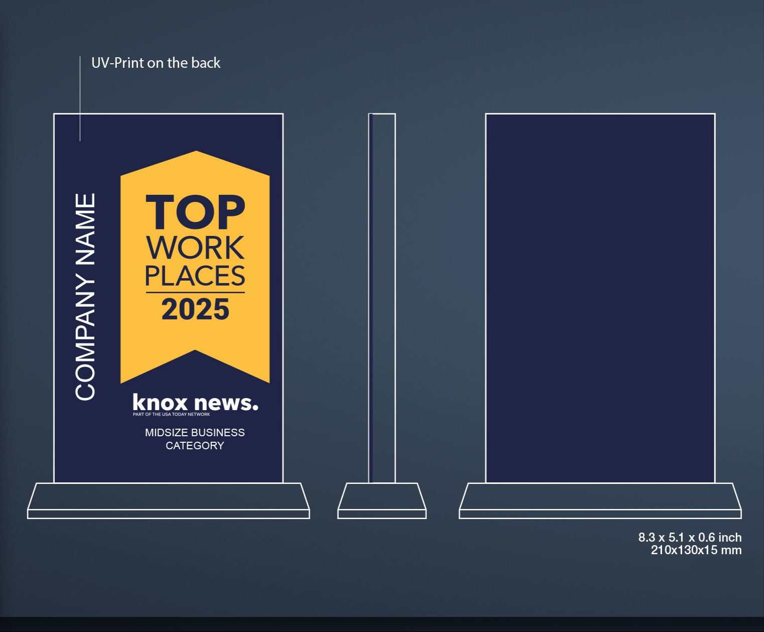 Top Workplaces 2025 Glass Award